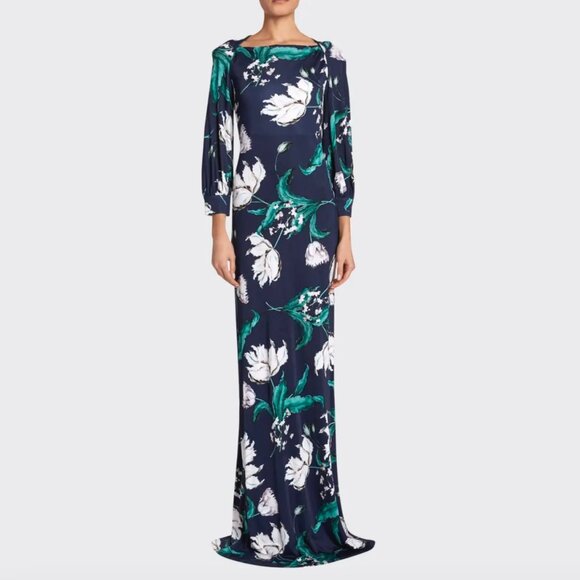 Erdem "Etheline" Floral Jersey Maxi Dress, size 8US (Fits like a US size 4/6) - Picture 14 of 14